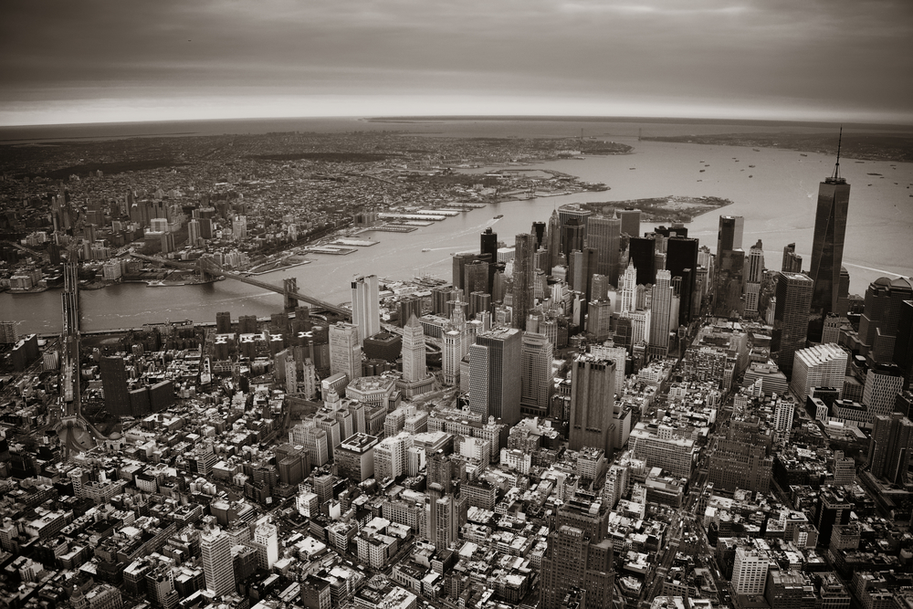 Manhattan Aerial View | Image via Deposit Photos