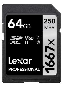 Lexar Professional memory card