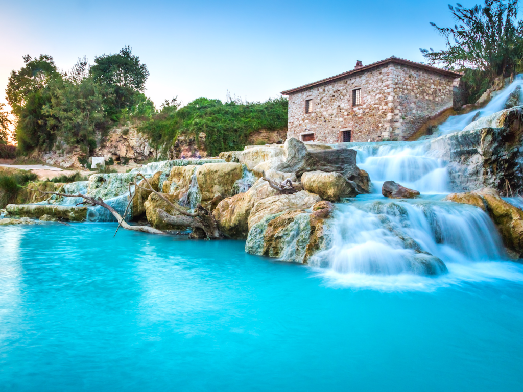 Saturnia Hot Springs, Tuscany, Italy | Image via Business Insider